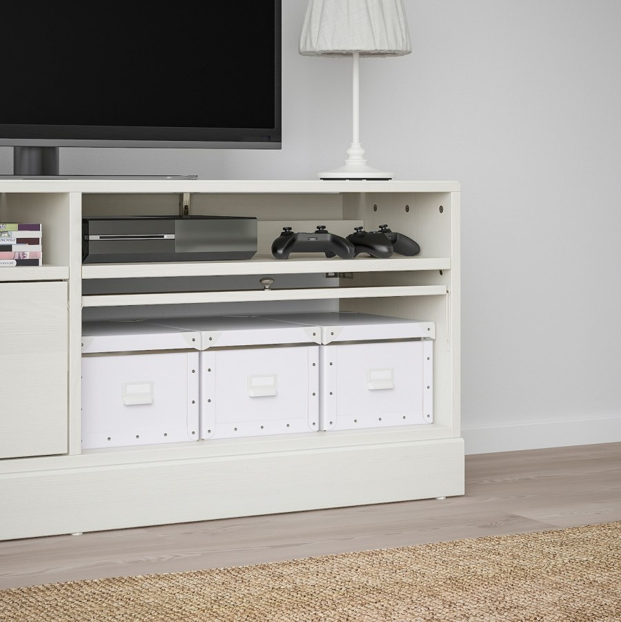 HAVSTA хавста тумба под ТВ, С цоколем, белый160x47x62 см 16 999 ₽ массив дерева