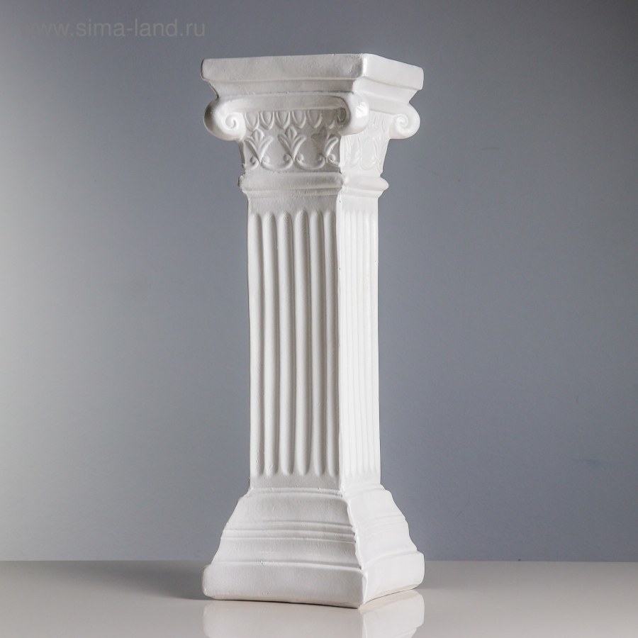 Подставка напольная "антик", белая, 55 см