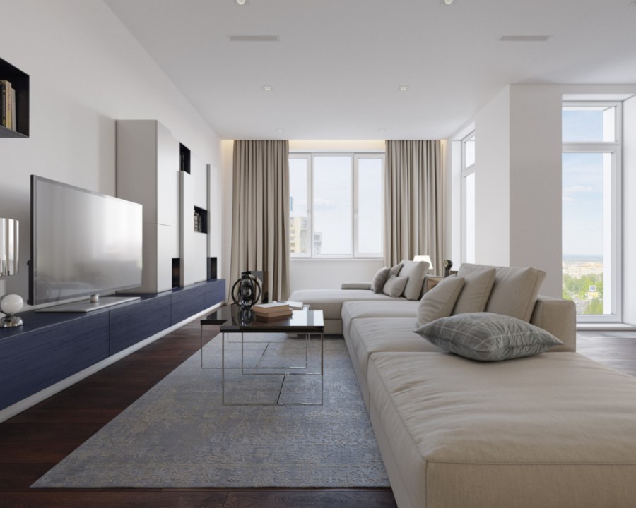 Кабинет в стиле Минимализм в частном доме