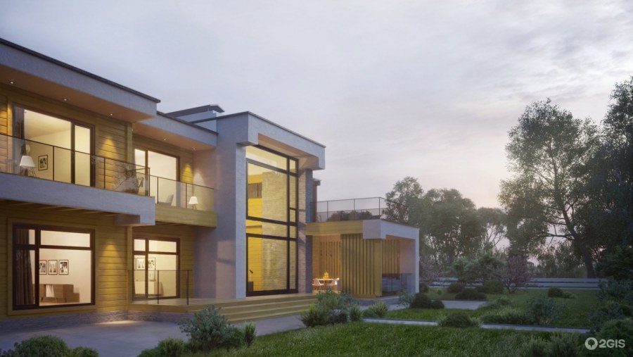 Тироль", дом из клееного бруса