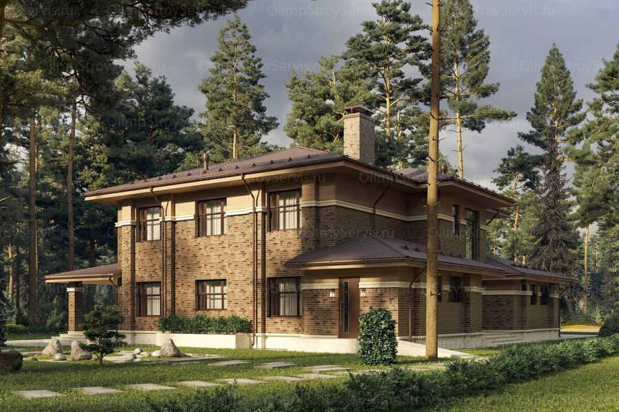 Дом в стиле Райта 200-250 кв.м