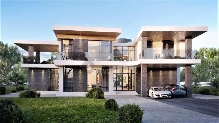 Студия 54 коттедж в стиле Райта