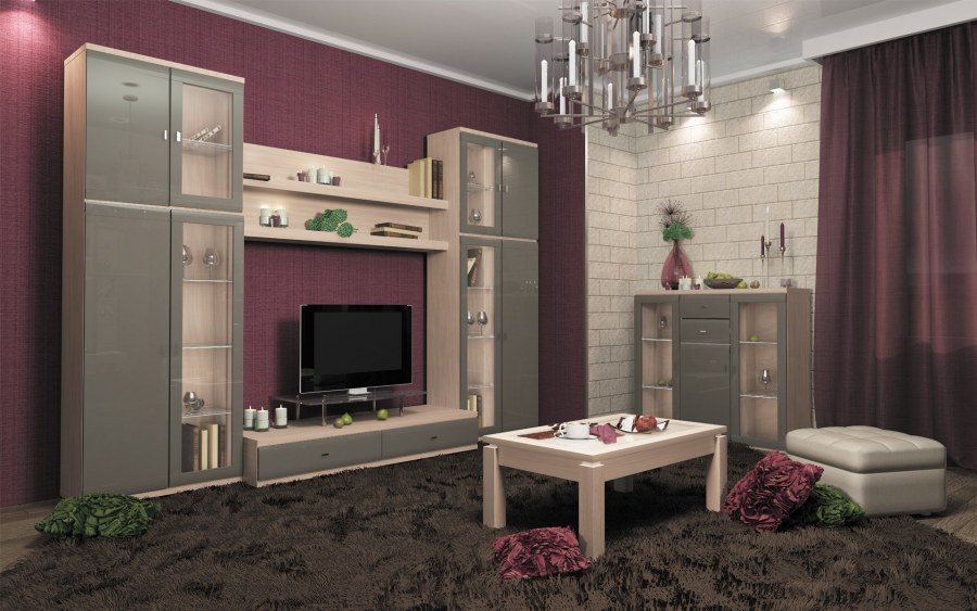 Лазурит мебель Орнета дуб молочный