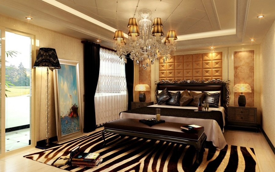 Роскошные спальни в стиле Барокко