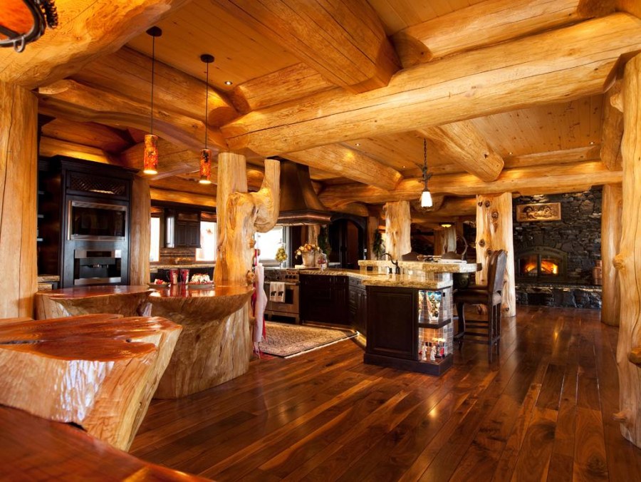 Дом из секвойи Канада