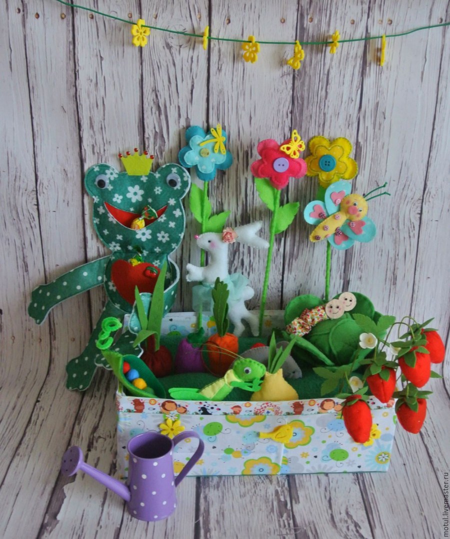 Макет огорода в садик
