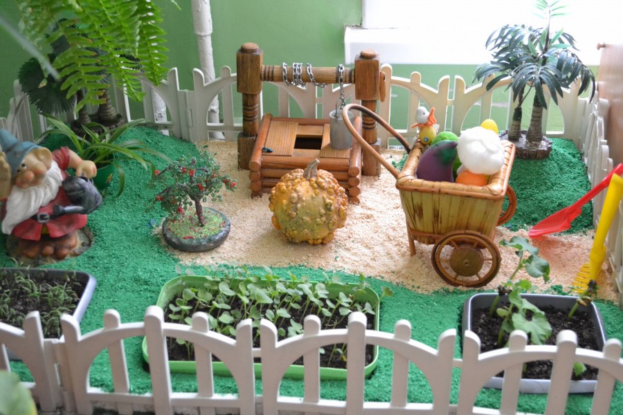 Детский огород в детском саду