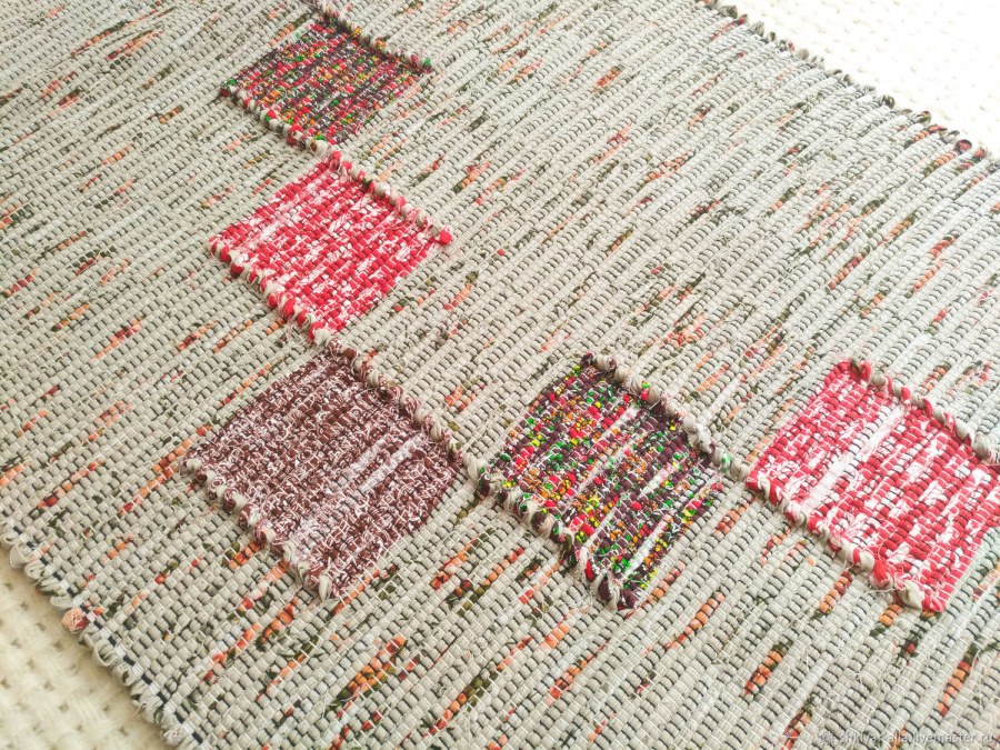 Домотканые коврики с рисунком