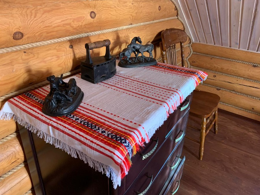 Удмуртская изба половики