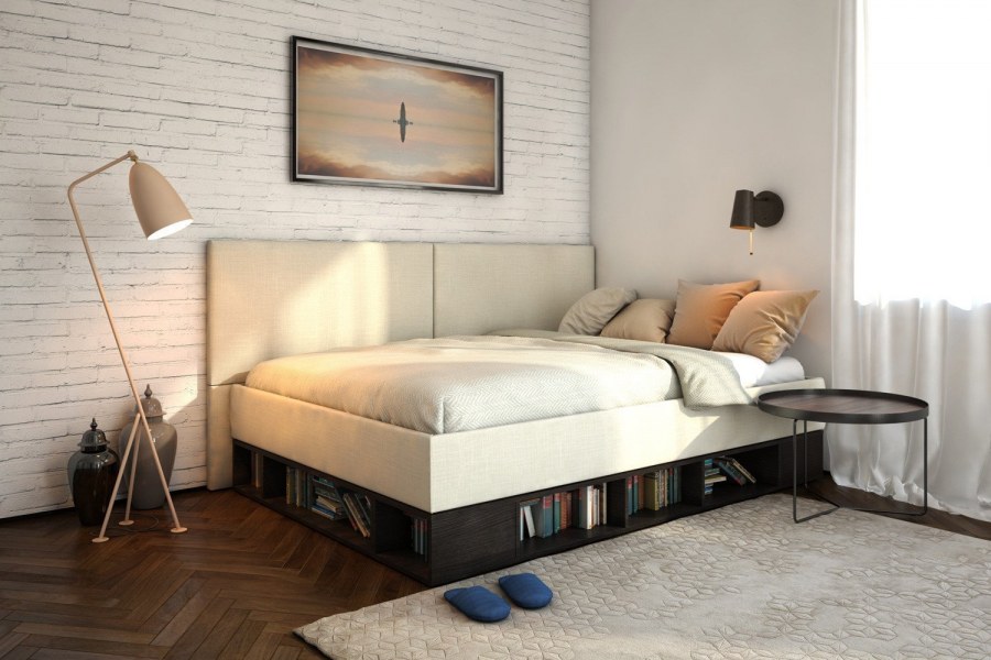 Маленький диван с каретной стяжкой