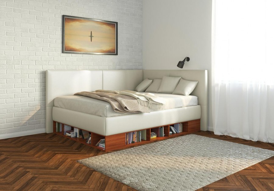 1,5 Кровать с каретной стяжкой фабрика Филатов