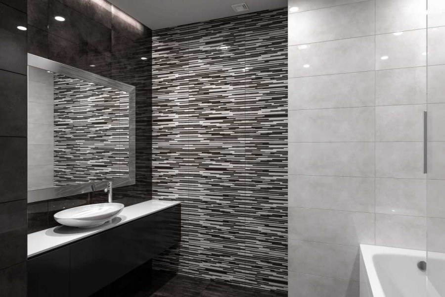 Плитка настенная Global Tile Nuar серая