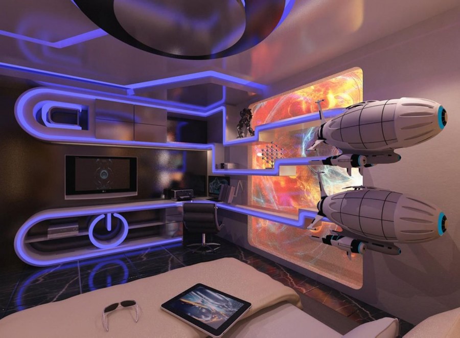 Интерьер в стиле будущего