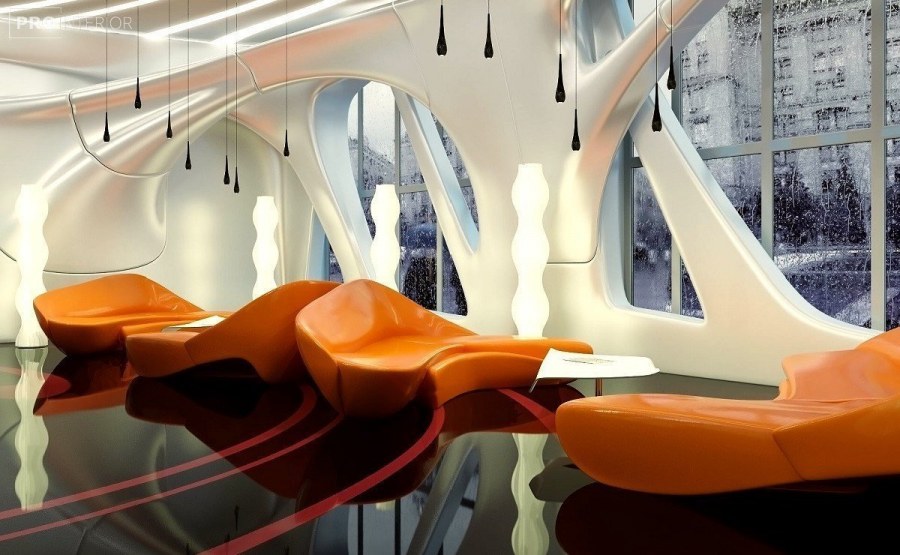 Кухня в футуристическом стиле