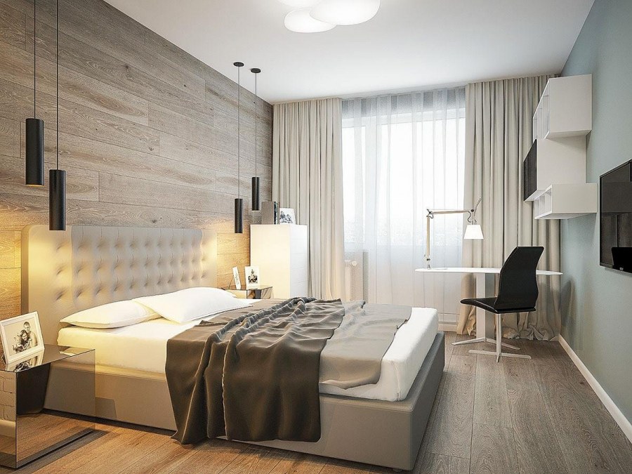 Современная спальная комната