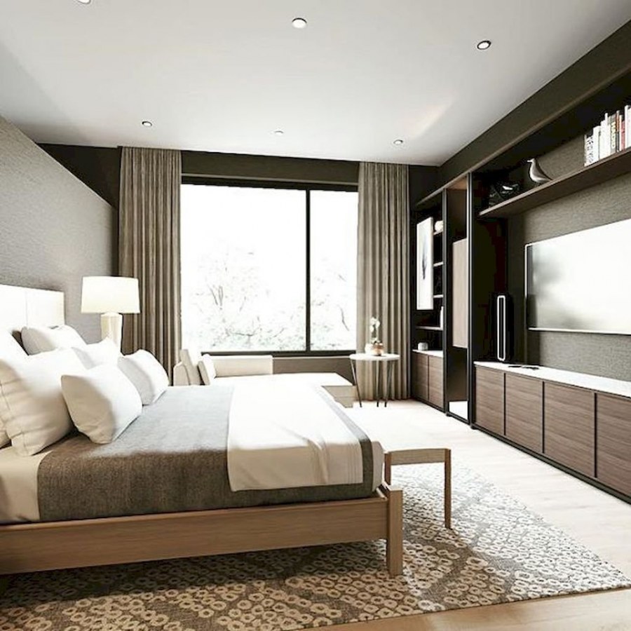 Интерьер спальни в современном стиле 2021
