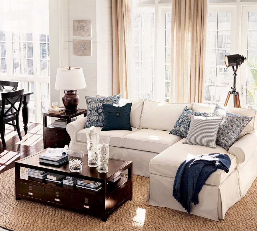 Мягкая мебель в морском стиле