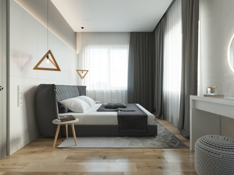 Интерьер однушки в скандинавском стиле