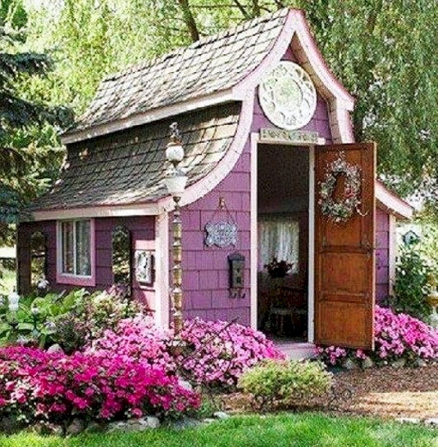Красивые садовые домики