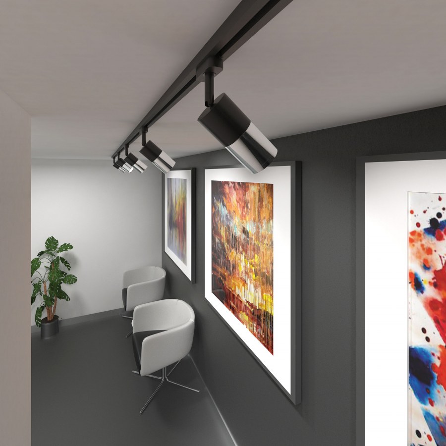 Трековый светильник avantag черный 6w 4200k(ltb27)