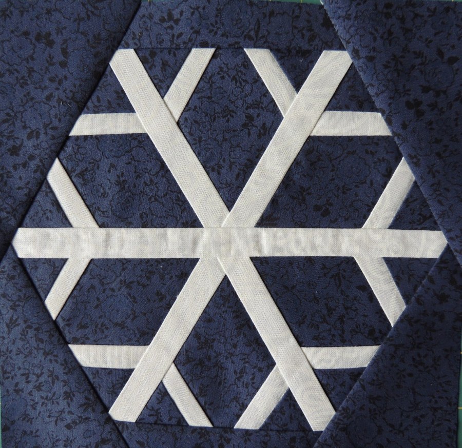 Пэчворк снежинки