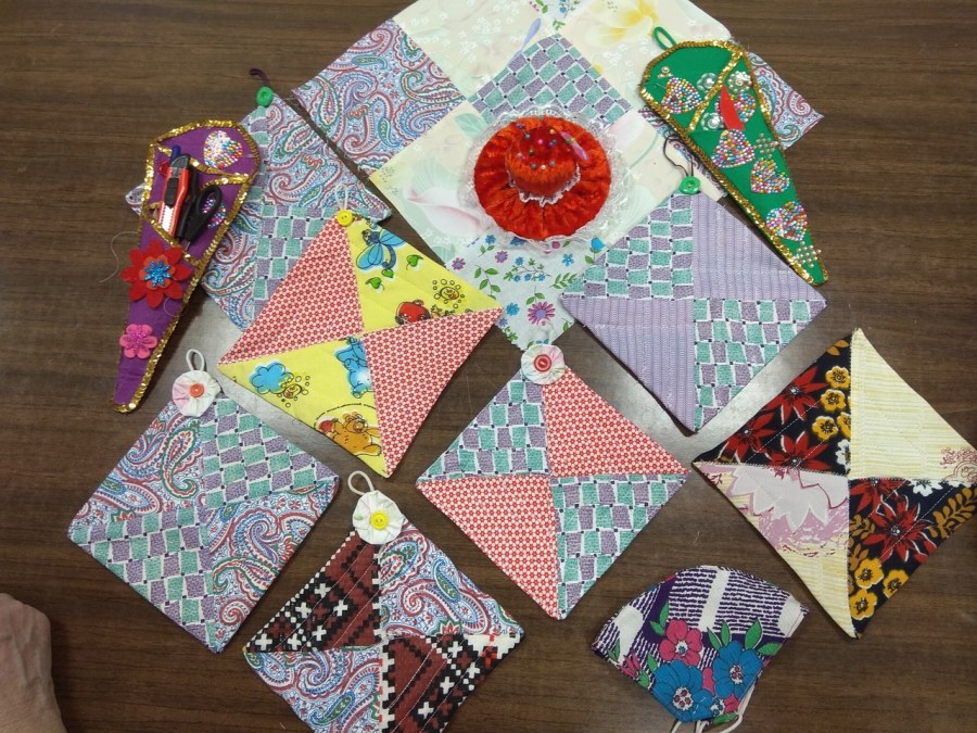 Подушка интерьерная лоскуты