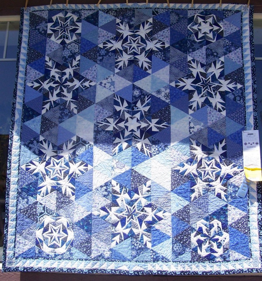 Пэчворк снежинки
