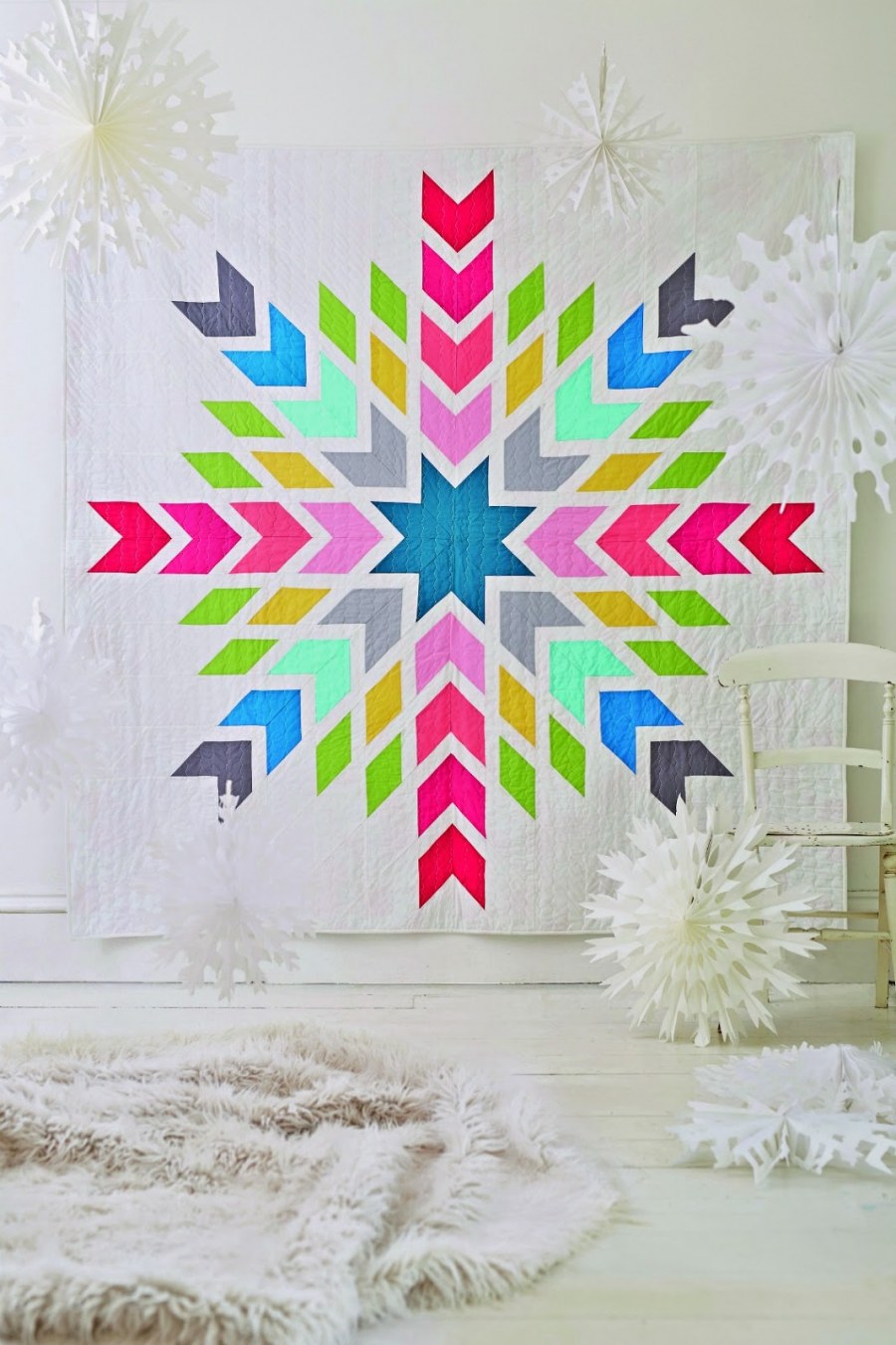 Новогодние Лоскутные панно