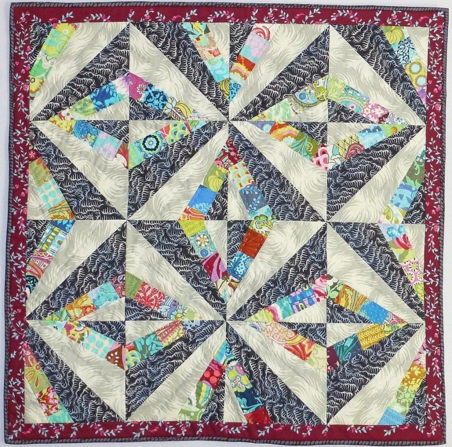 Блок Северная звезда пэчворк