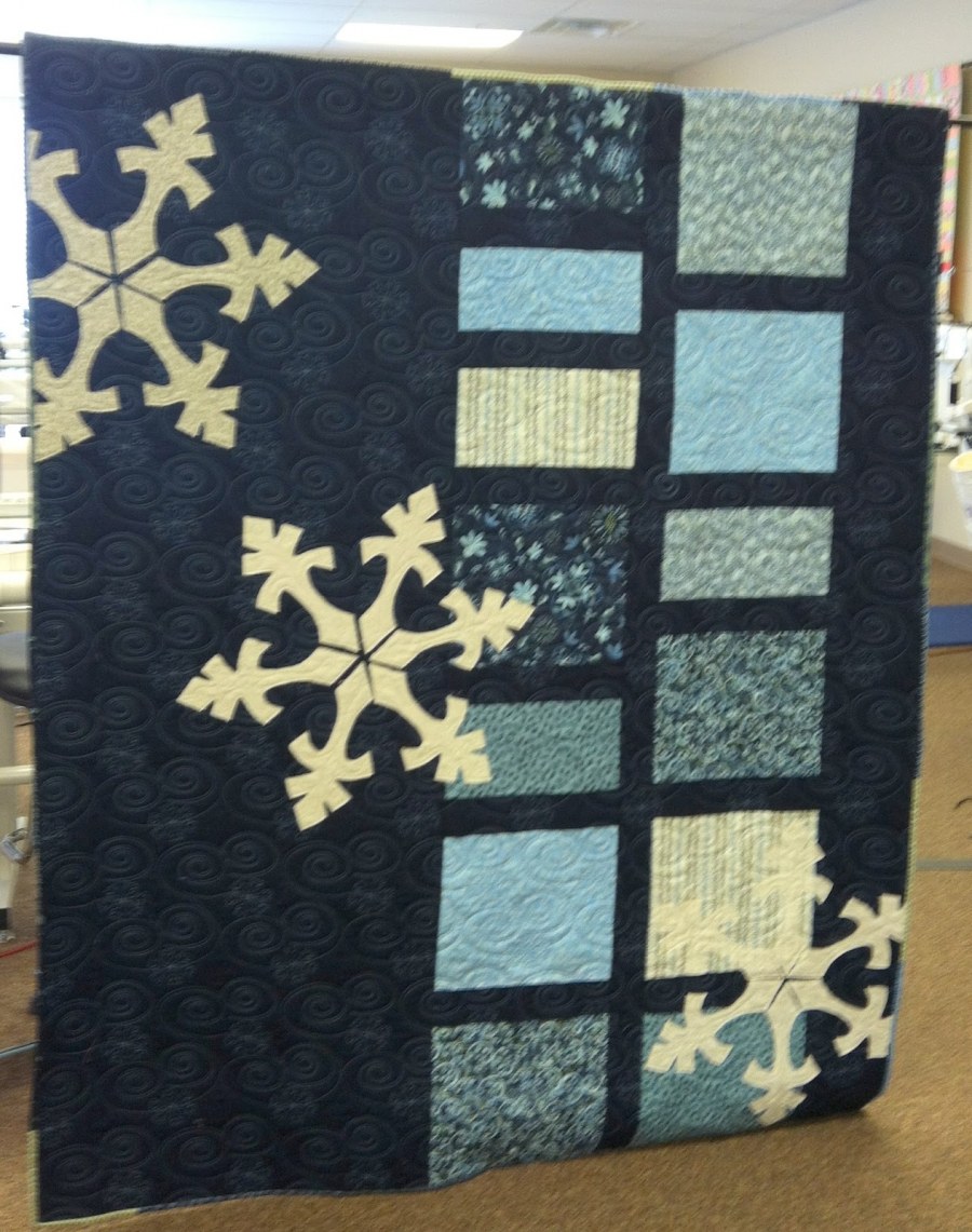 Бурда лоскутное одеяло снежинки