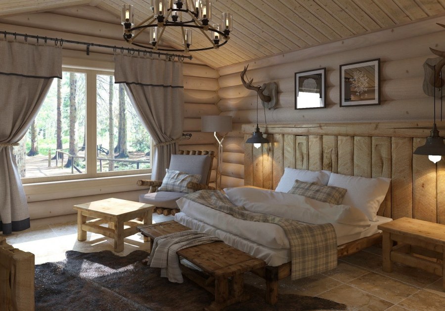 Интерьер дачной кухни