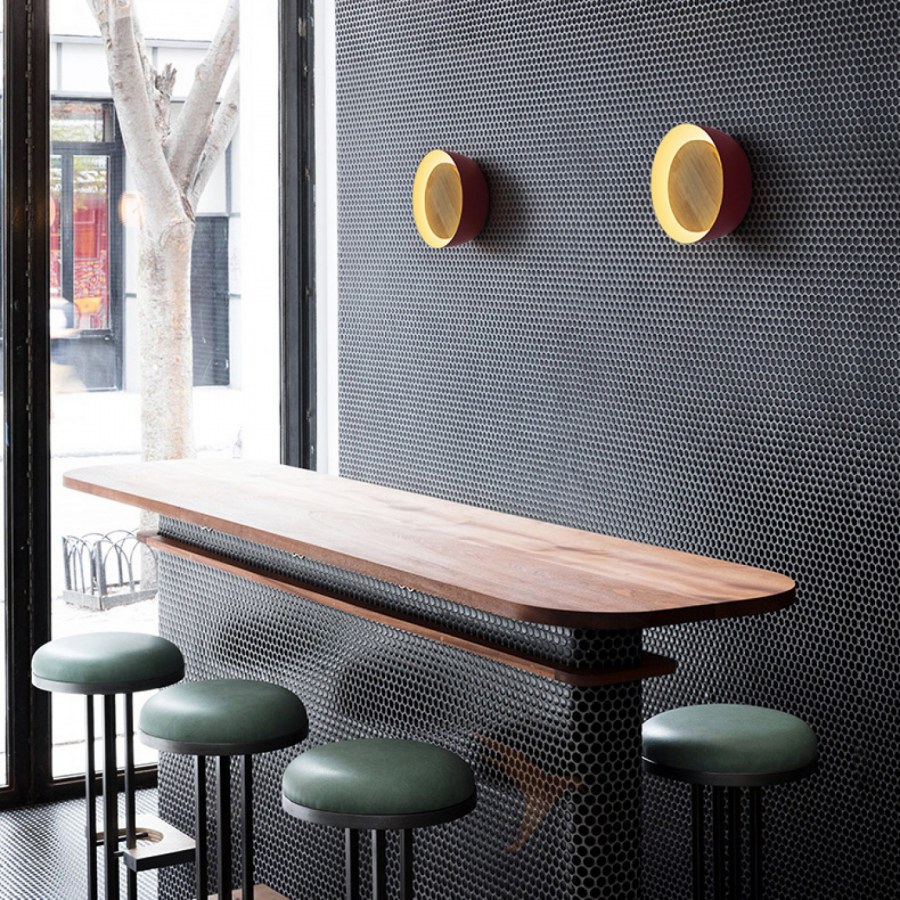 Пиццерия в Нью-Йорке интерьер