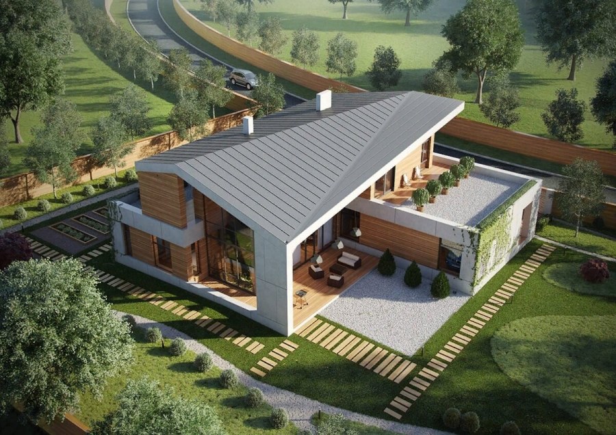 Современные дома проекты