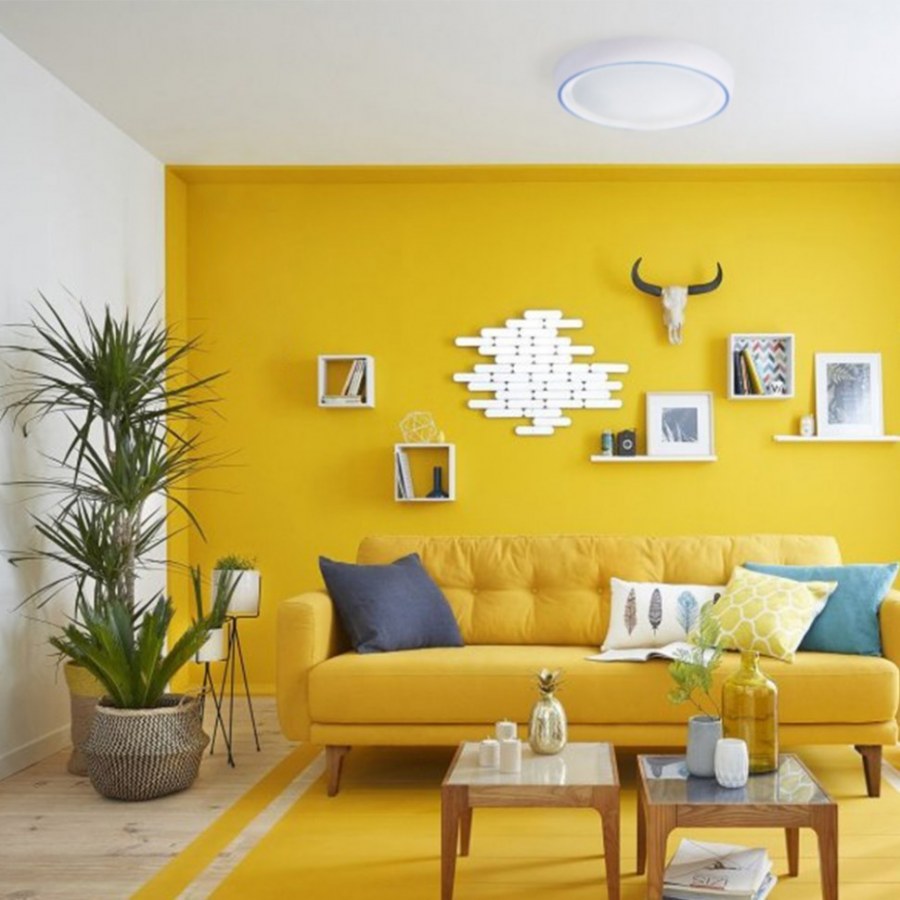 Гостиная в желтом стиле