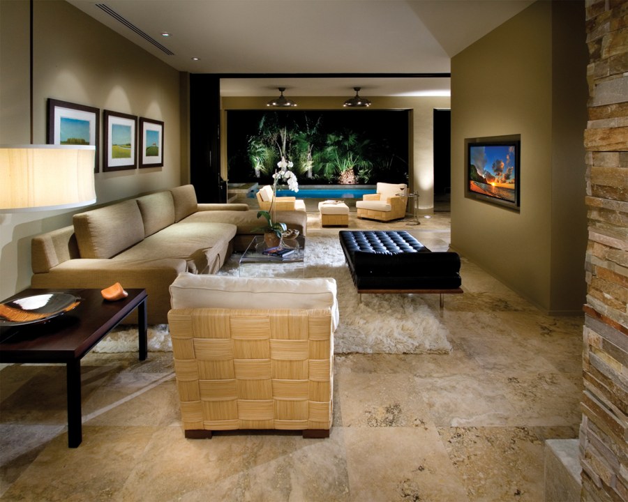 Потрясающий интерьер гостиной