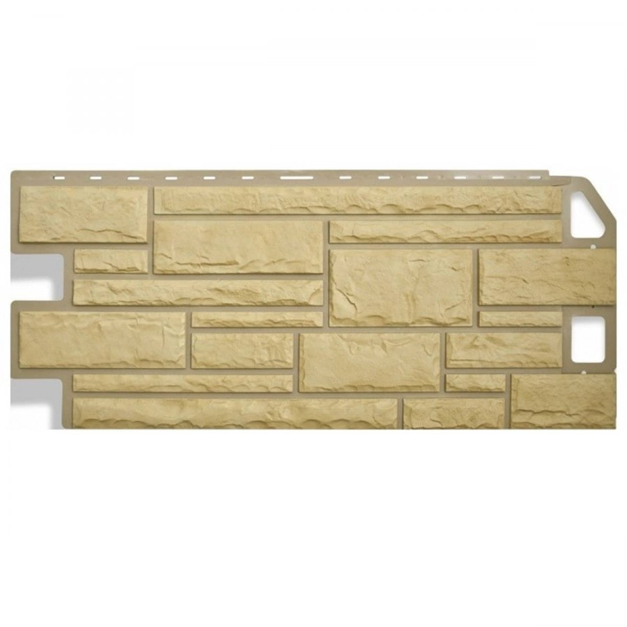 Панель Альтапрофиль "камень" белый 1140х480х20