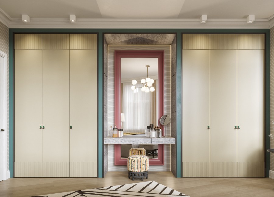 Бирюзовый шкаф Прованс