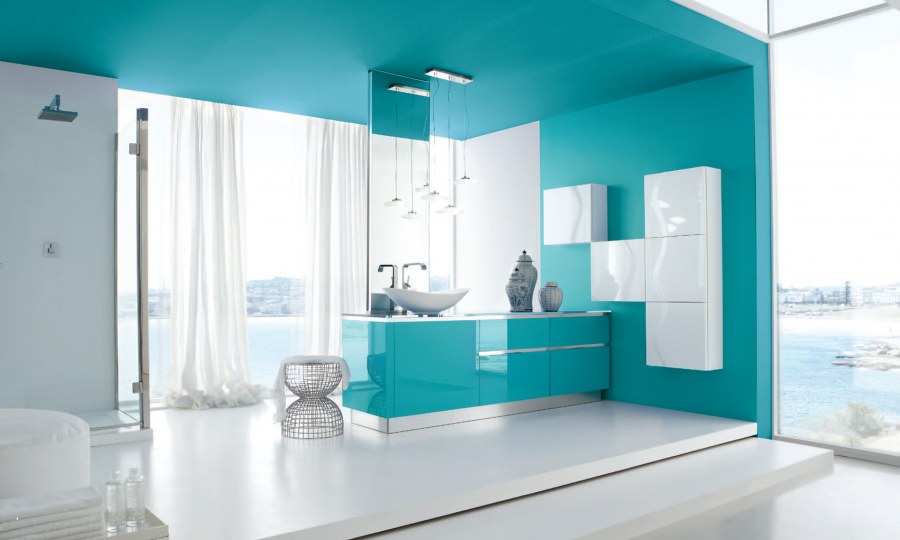 Голубая гардеробная