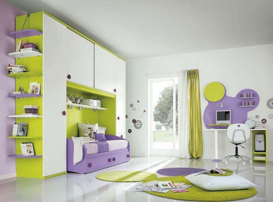 Сочетание цветов в интерьере детской