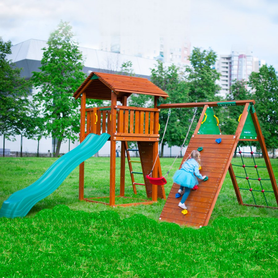 Спортивно-игровой комплекс Jungle Gym Cottage Climb Modul Xtra