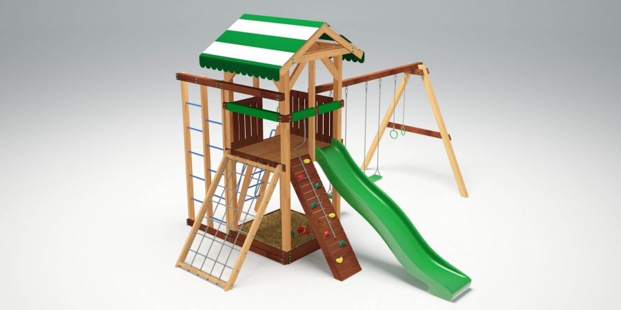 Деревянная площадка Савушка "4 сезона" - 4