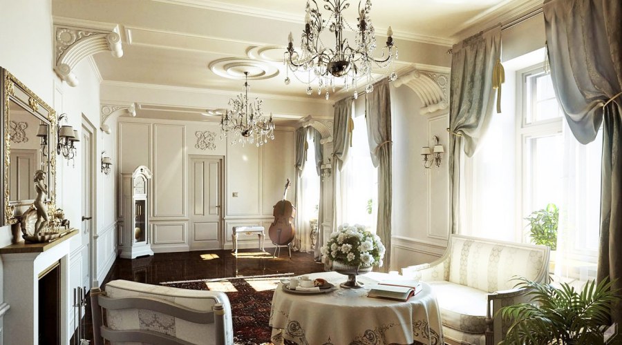 Неоклассицизм интерьер 19 века