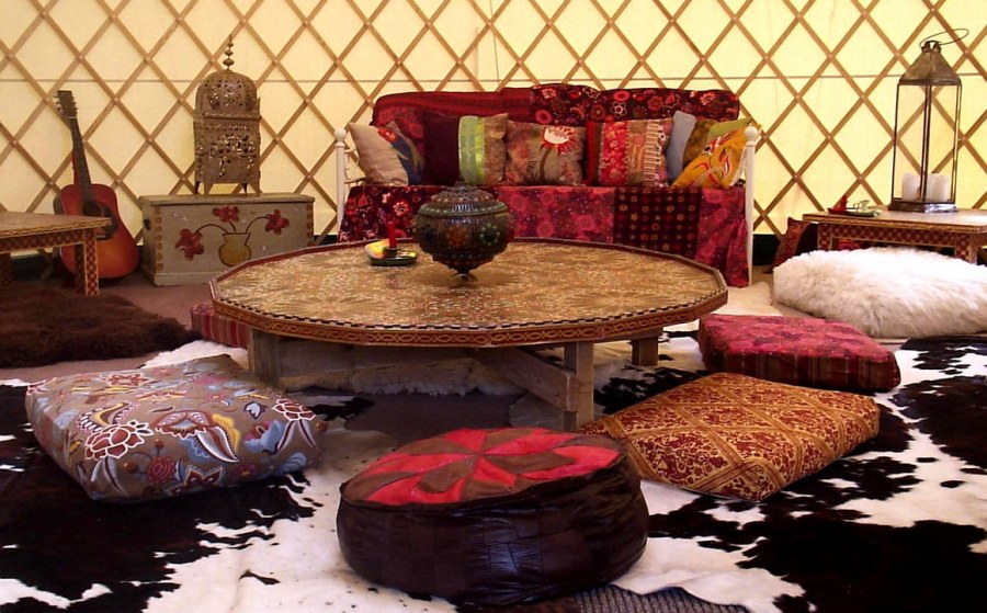 Африканский стиль в интерьере гостиной