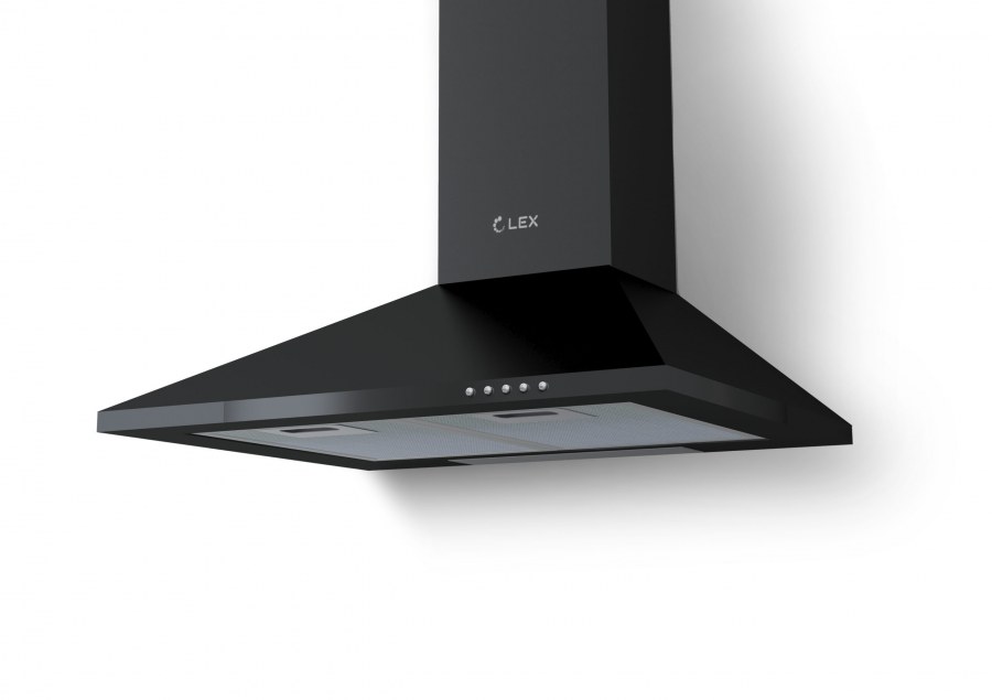 Каминная вытяжка Lex Basic 500 Black