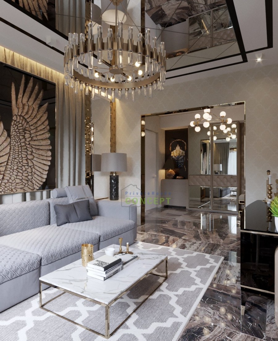 Гостиная ар деко