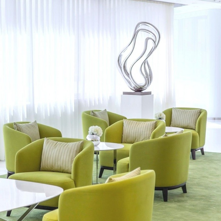 Интерьер офиса зеленый