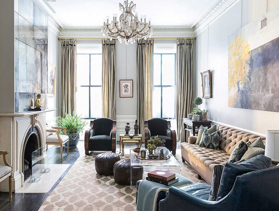 Смешение классического и современного стиля в интерьере