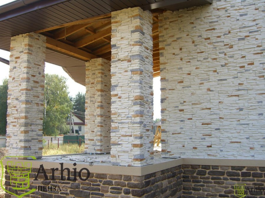 Колонны из искусственного камня