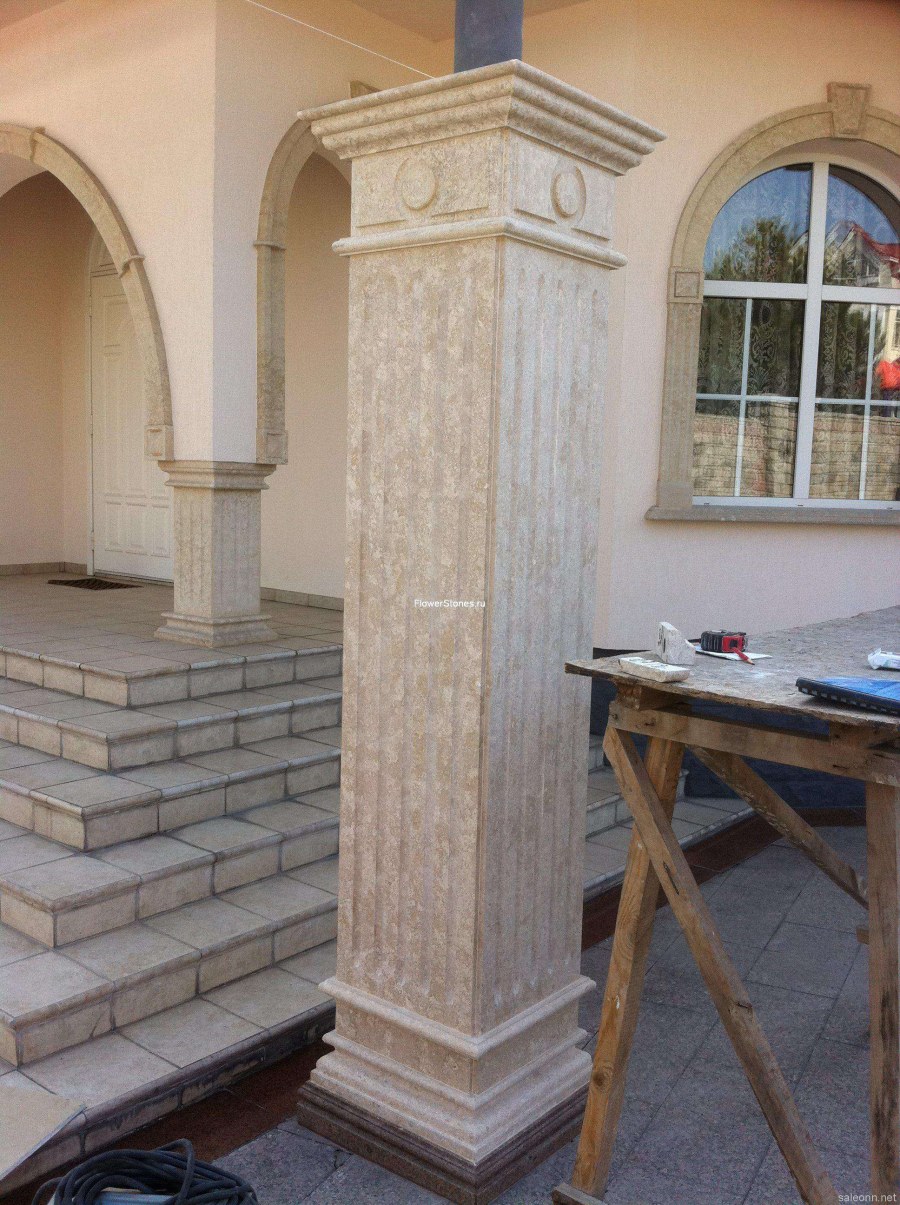 Колонны квадратные из гранита