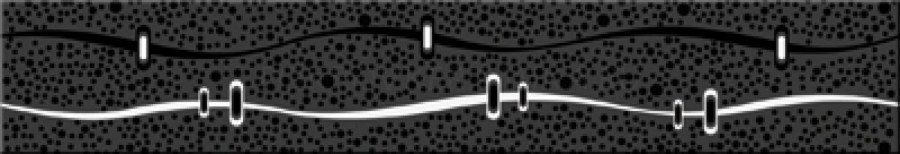 Fantasy negro плитка настенная 20х50